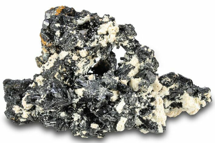 Lustrous Black Tourmaline (Schorl) Crystal Cluster - Namibia #322781